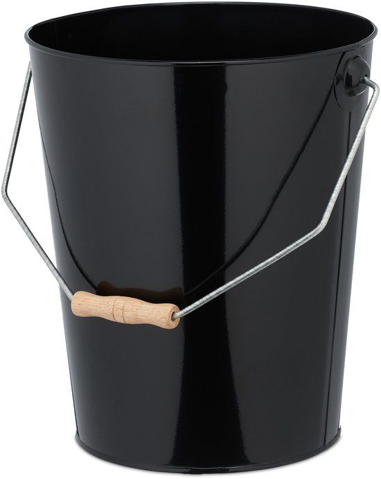 Relaxdays Kolenemmer - 14 liter - Zwart
