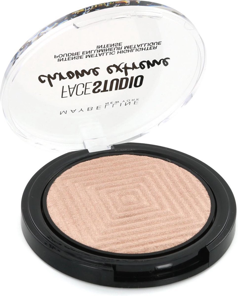 Maybelline Facestudio Chrome Extreme Intense Metallic Highlighter - 300 Sandstone Shimmer