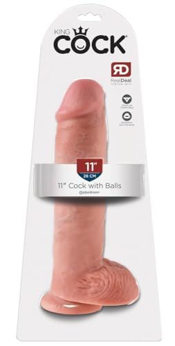 King Cock dildo Met Balzak - 28,5 cm