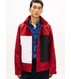 Tommy Hilfiger Veste de régate imperméable rouge (L)