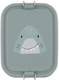 Trixie Brooddoos klein - Mr. Shark- RSV Lunchbox voor kinderen - Makkelijk te openen Broodtrommel  Blauw  Haai