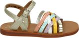 Pom d'Api PLAGETTE LUX Sandalen Meisjes Kinderen Metallics Maat 34