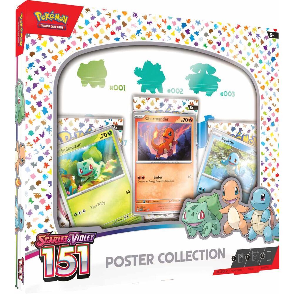 Asmodee pokemon tcg scarlet & violet 151 poster collection