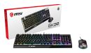 MSI VIGOR GK30 COMBO Clavier et souris de jeu - USB - QWERTY UK International - Noir