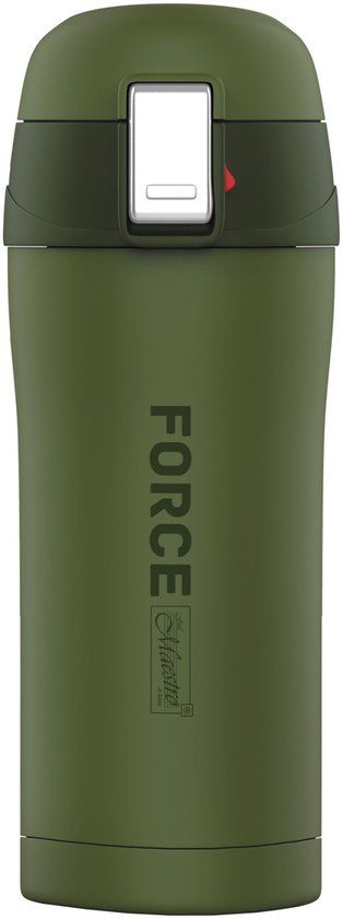 Maestro Thermosfles - Geïsoleerd Roestvrij Staal Fles voor Warme of Koude Dranken 300ml Groen