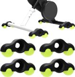 Pédales de vélo d'appartement - Jeu de 4 - Avec 8 balles de tennis - Pour entraînement de vélo d'intérieur