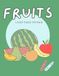 Fruits: Livro para colorir
