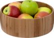 5five Fruitschaal Bali - bamboe hout - D29 x H10 cm - bruin - rond - fruitmand
