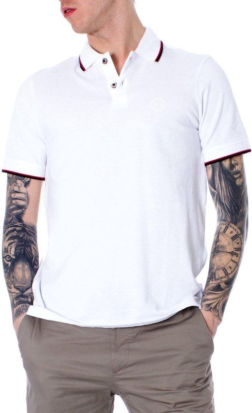 Armani Exchange Men's Polo Shirt - White - Size S