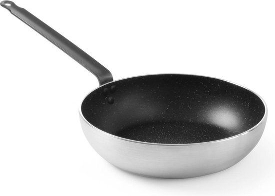 Hendi Wokpan Aluminium 32cm - Marble Anti-Aanbakcoating - Geschikt voor Inductie