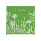 Handdoek, Coucke Handdoek, aromatherapie, groen, 50 x 50 cm