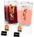 OEM Drankendispenser van 11,4 liter met kraan, set van 2, kunststof, transparant