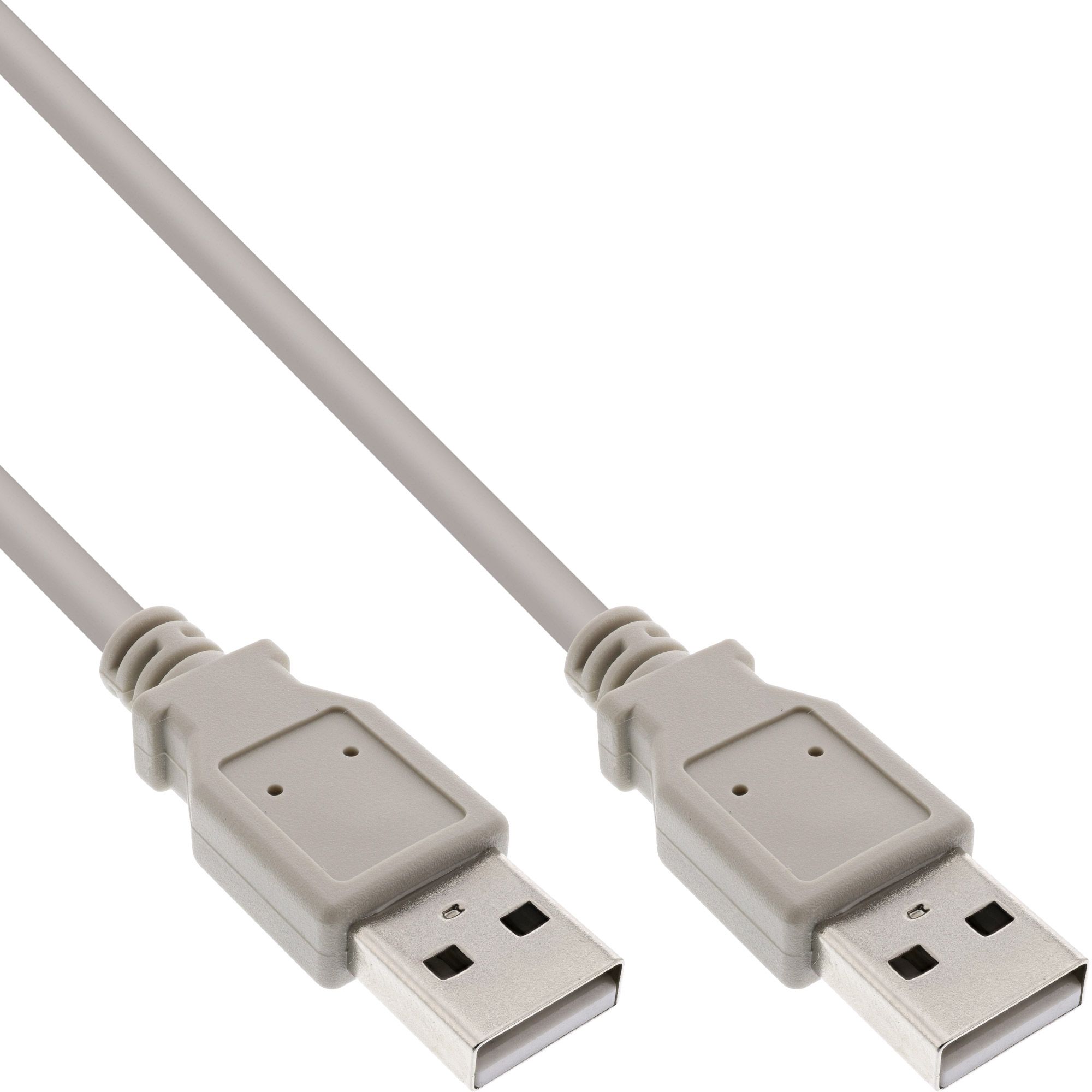 InLine 34318H USB-kabel 2 m USB A Beige