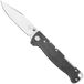 Böker Plus Atlas Backlock Clippoint TS, 01BP0065, Satin D2, Stonewashed Stainless Steel, couteau de poche