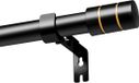 Tringle à rideaux réglable en acier inoxydable - 67-183 cm - Noir