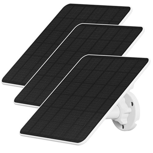 NIVIAN Zonnepaneel voor IP-beveiligingscamera's, 6 W, 3 stuks