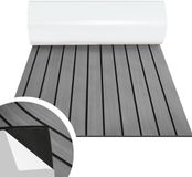 Hong Kong Baijing Technology Limited Tapis de pont de bateau auto-adhésif - Tapis de pont en mousse EVA Teak - 240X90CM