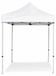 Easy-up Partytent Reservedak ALU 2x2 m – PVC 450 g/m², waterdicht, sans cadre - Blanc