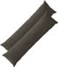 vidaXL - Kussensloop - 2 stuks - HEERLEN - Antracietkleurig - 40 x 145 cm - corduroy