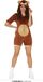 Guirca - Ours et Ours Polaire Costume - Ours en Peluche Combinaison Courte - Femme - Brun - Taille 42-44