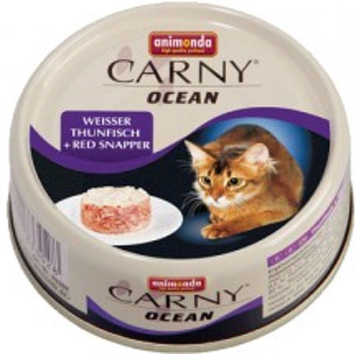 Animonda Carny Ocean - Witte Tonijn + Rode Snapper 12x80 gr