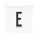 Design Letters Persoonlijke kussensloop A-Z (80 x 80) E, Wit, One Size
