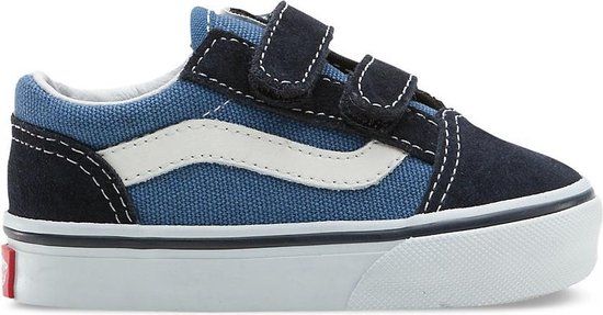 Vans Old Skool V Sneakers Kinderen - Navy - Maat 23.5