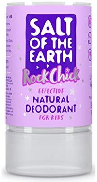 Salt of the Earth Natural Deodorant Crystal Rock Chick for kids 90g