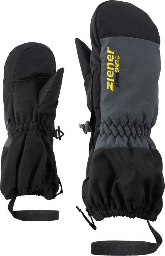 Ziener Levi AsR Minis - Kinder Ski Handschoenen - Zwart - Unisex