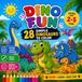 Dino Fun: 28 Simple Dinosaurs to Color – For Kids Aged 2-5