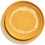 Serax Ottolenghi Feast Bord S Geel/Wit 19 Ø 2 stuks