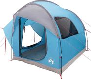 vidaXL Auto Tent met dak Blauw 239 x 210 x 210 cm Polyester en Staal