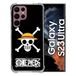 Cokitec Samsung Galaxy S23 Ultra Gehard Glas Hoesje Manga One Piece Doodshoofd