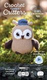 Crochet Schiffer Craft Forest Animals Crochet Amigurumi Kits- Crochet Forest Critters Amigurumi Kit Owl