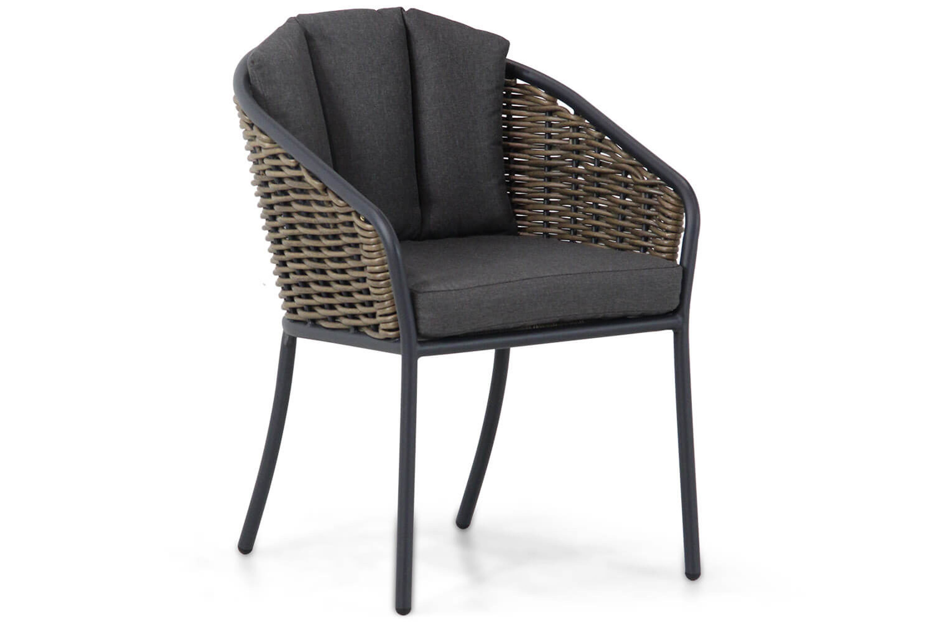 Santika Furniture Santika Tika dining tuinstoel - Bruin, Taupe