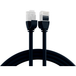 Patchkabel RJ45 Patchkabel Cat.6A U/UTP TPE, 3,6mm ultraflex schwarz 0,5m - 1 VPE = 10 Stück