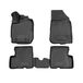 OMAC 2020445F Ensemble de tapis de sol ETP (élastomère thermoplastique), noir