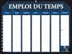 Exacompta 3490E – een lesrooster, gemarmerd, 29,5 x 22 cm