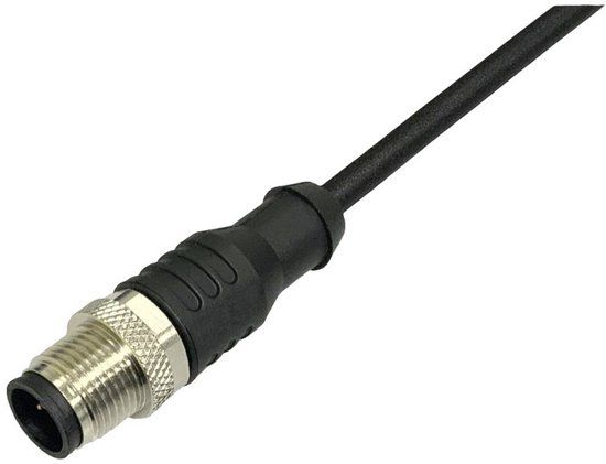 BKL Electronic 2702021 Sensor/actuator aansluitkabel M12 Aantal polen (sensoren): 4 Stekker, recht 2 m 1 stuk(s)