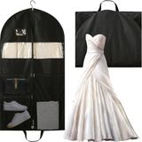 Ibenzoa® Sac de rangement long avec fermeture éclair - Noir