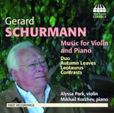 Outhere Toccata Classics Alyssa Park & Mikhail Korzhev - Schurmann: Music For Violin And Piano (CD)