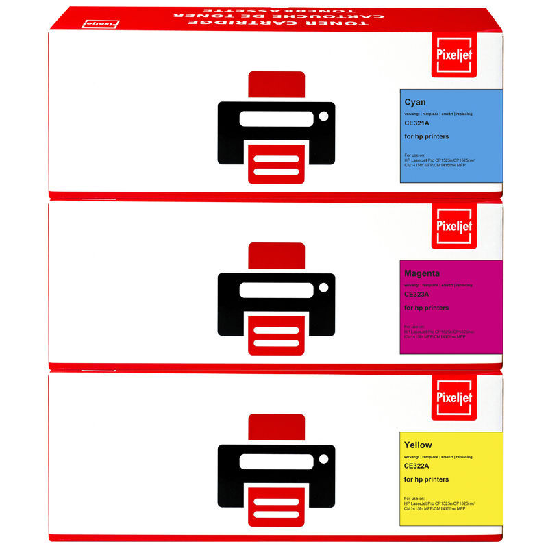 Pixeljet 128A Toner 3-Kleuren CF371AM