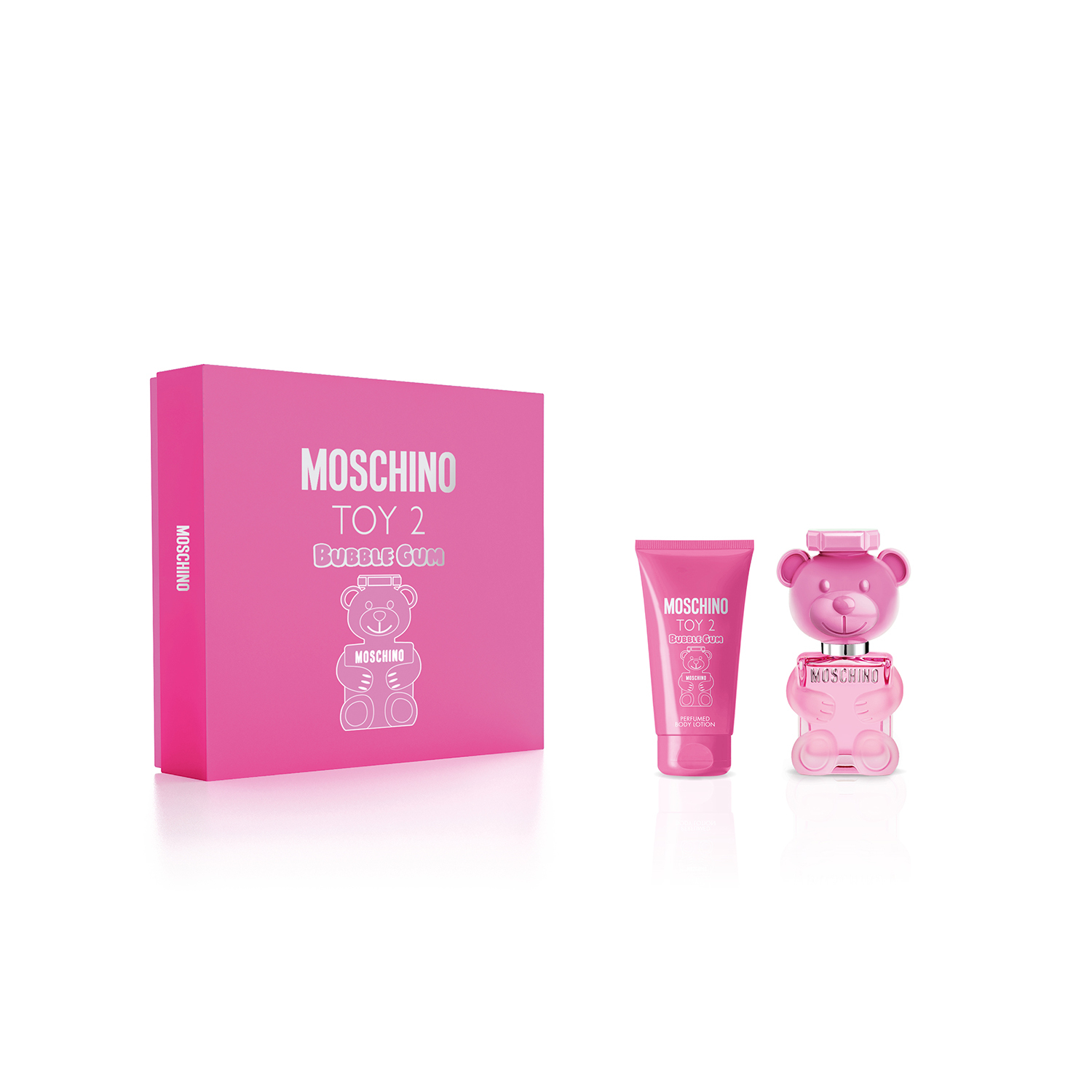 Moschino Toy 2 Bubble Gum Giftset - 30 ml eau de toilette spray + 50 ml bodylotion - cadeauset voor dames