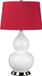 Elstead Lighting LED Tafellamp ISLA | 1X E27 Max 60W | Polished Nickel, White, Red