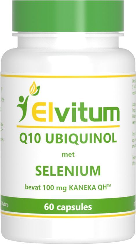 Elvitum Co-Q10 ubiquinol met selenium 60 Capsules