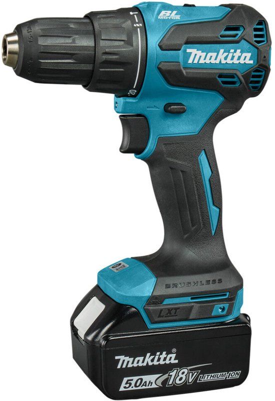 Makita DHP490RTJ Accu Klop-/schroefboormachine 18V 5.0Ah in Mbox