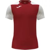 Joma T-shirt Record II Rood/Wit Polyester Korte Mouw Mannen XL