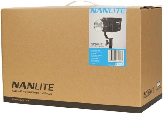 Nanlite Forza 60C RGBLAC LED Light (FM-mount)