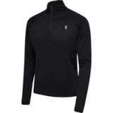 Hummel Hmlpulse Half Zip Midlayer Trainingsjack Mannen Zwart Katoen M