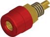 SKS Hirschmann BIL 20 Au Laboratoriumbus Bus, montage verticaal Broche-Ø: 4 mm Rouge 1 pièce(s)